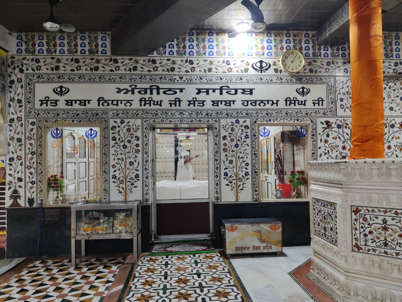 Golden domes of Takht Sri Hazur Sahib reflecting in the sarovar